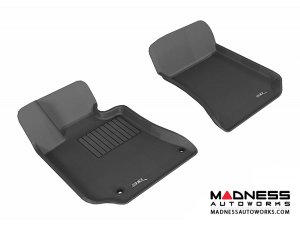 Mercedes Benz E-Class (C207) Coupe/ Convertible Floor Mats (Set of 2) - Front - Black by 3D MAXpider